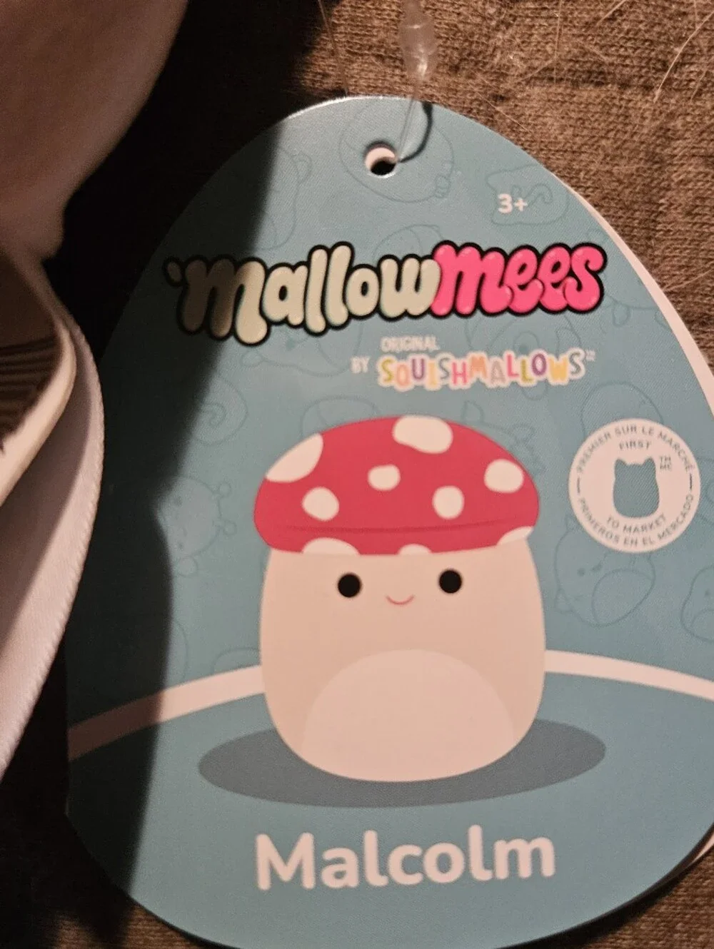 NWT Squishmallows Malcolm The Red & White Mushroom Plush Mallow Mees FTM! MME3
